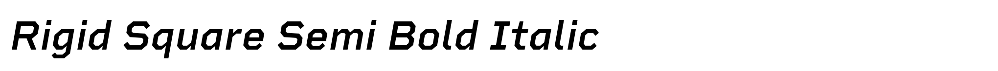 Rigid Square Semi Bold Italic image